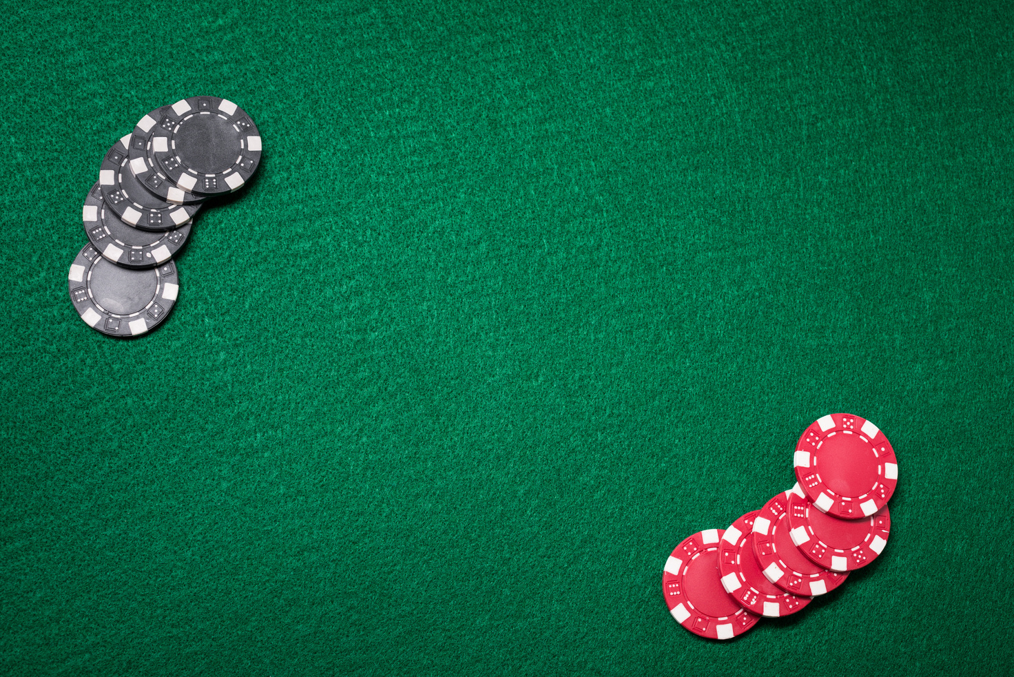 Casino Chips on a Table